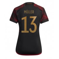 Saksa Thomas Muller #13 Vieraspaita Naiset MM-kisat 2022 Lyhythihainen